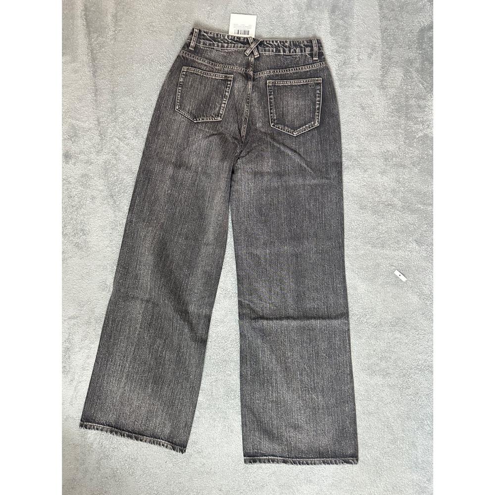 DISSH Reagan 2.0 Black Slouchy Jean Women Size 8 US 4 Washed Black NWT - Picture 8 of 12